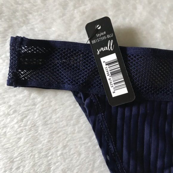 🍂5/30$!! NWT Lace Band Bootay Bag Ribbed Panties - Picture 4 of 4